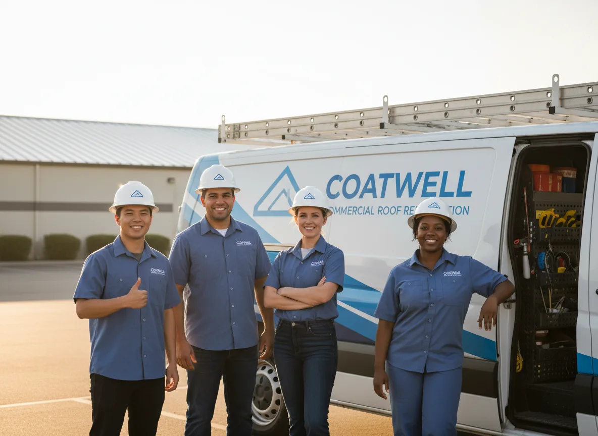 Commercial roof coating company in Hebron, OH